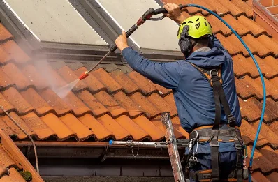 Démoussage et hydrofuge de toiture à Perrières